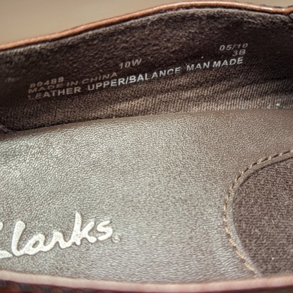 Clark's Partridge Brown women's shoe size 10 wide - Picture 5 of 11